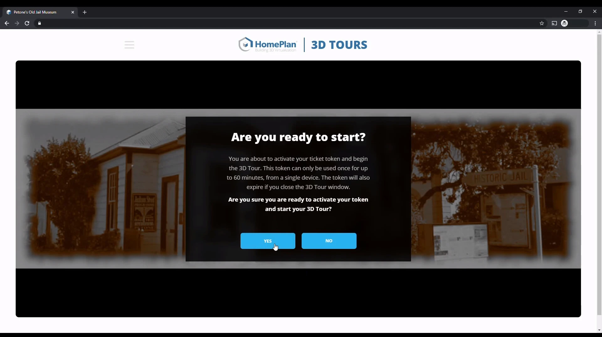 Step 3: Visitors activate their access...
